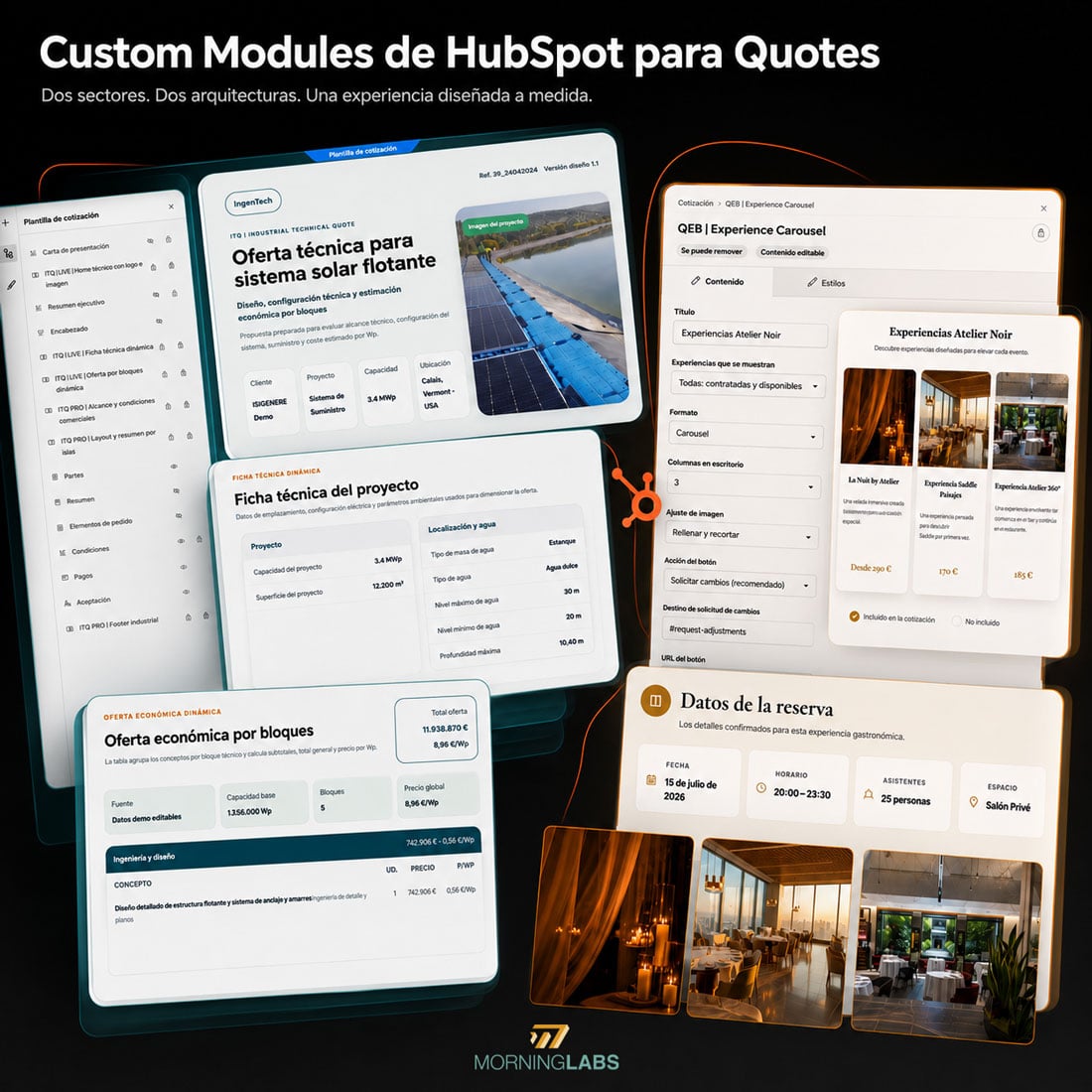 Custom modules Quotes Hubspot